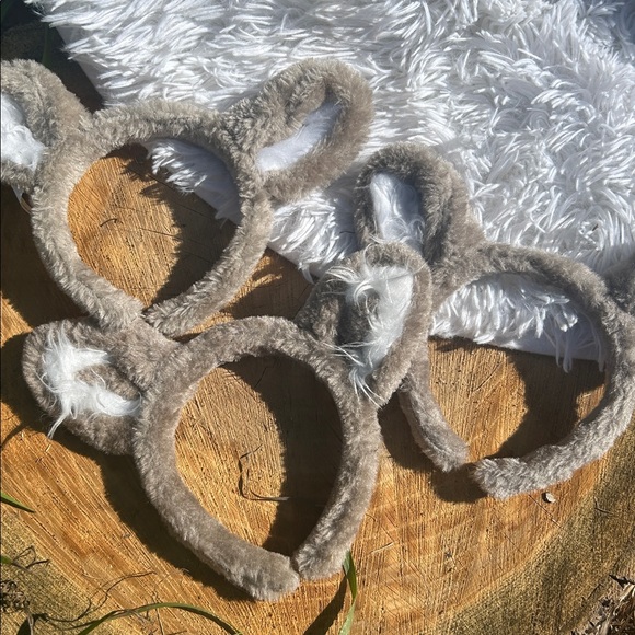 Great Wolf Lodge Children’s Wolf Ears Headbands - Set of 3 - Gray and Fuzzy! - Picture 6 of 8